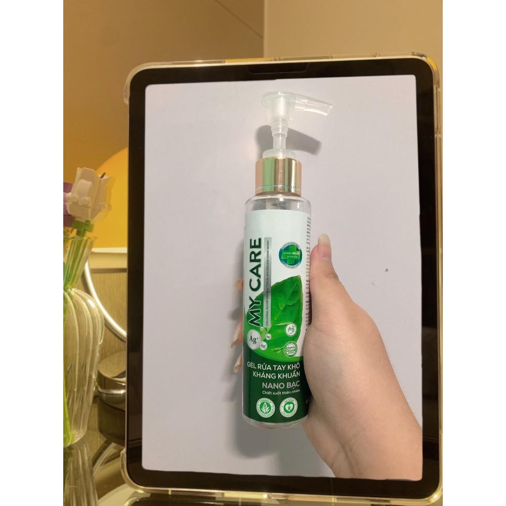 NƯỚC RỬA TAY KHÔ MY CARE NANO BẠC 150ML