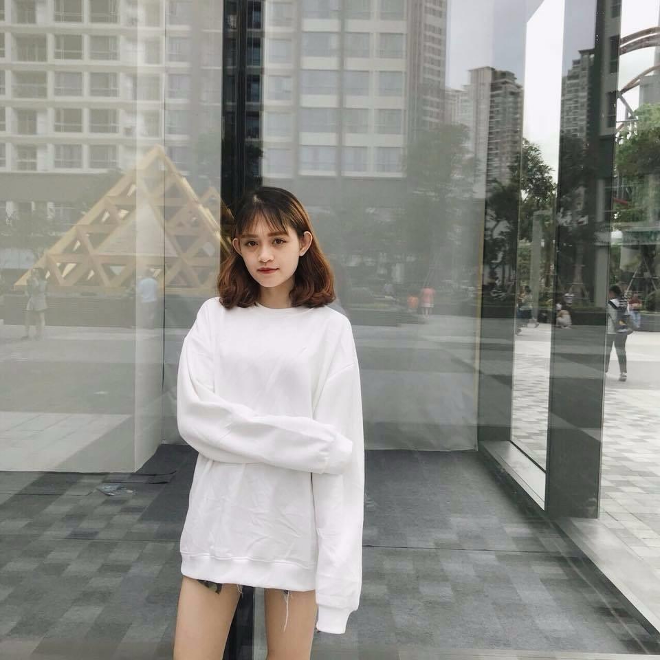 ÁO SWEATER BASIC NAM NỮ UNISEX ,ÁO HOODIE TRƠN NỈ NAM NỮ UNISEX NỈ BÔNG FN03 FEENY