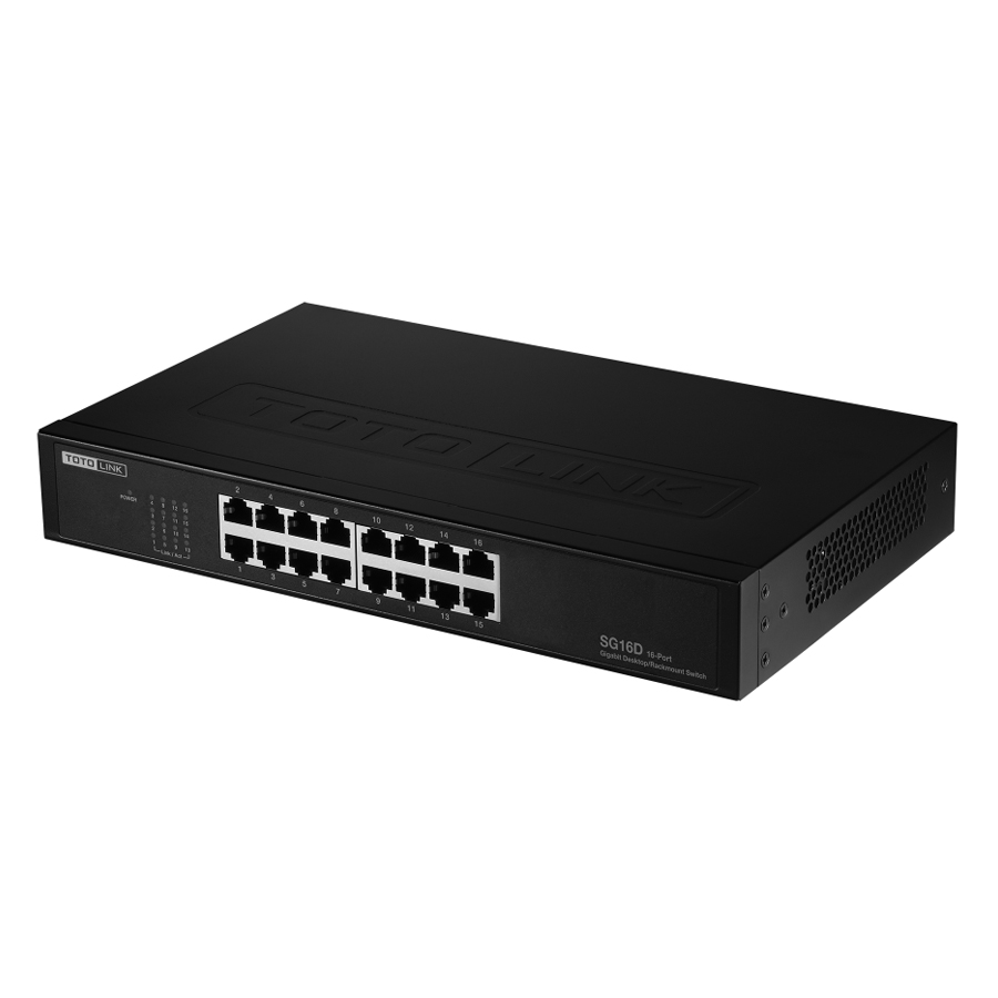 TotoLink SG16D - Switch 16 Cổng Tốc Độ Gigabit - Hàng Chính Hãng