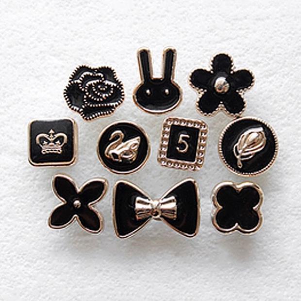 Set 10 chiếc Cài áo kiểu cúc bấm