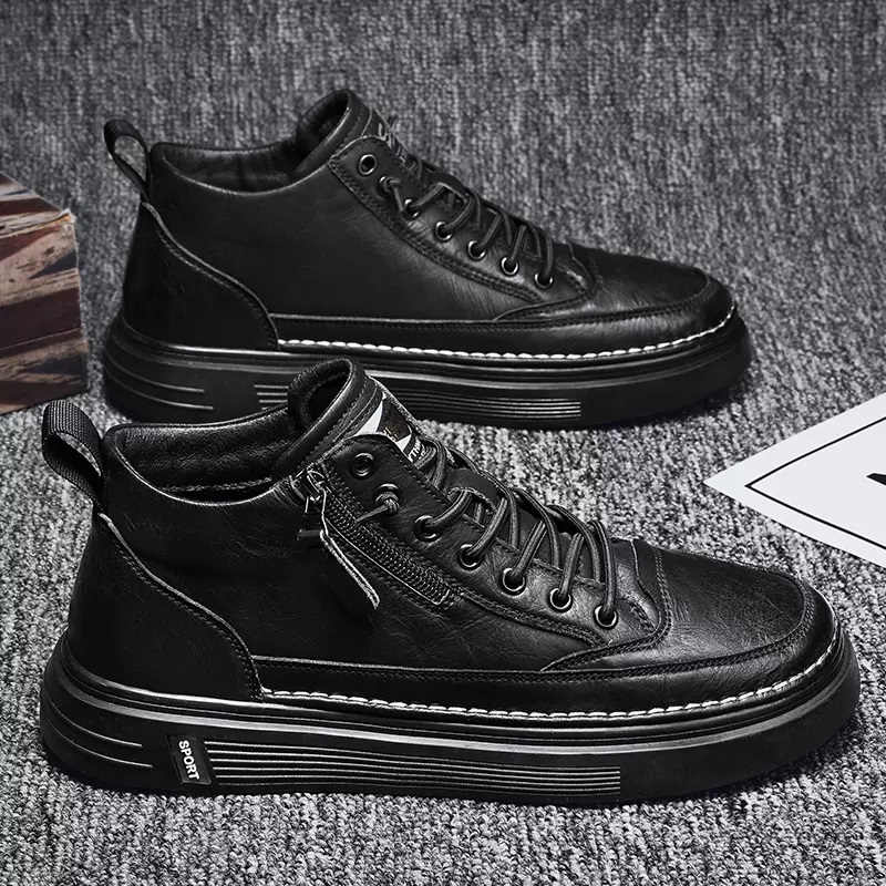 Giày Boots Martin nam plus Siêu Da Pu-Hàng Chất Lượng Cao- kiểu dáng thời trang và đẳng cấp