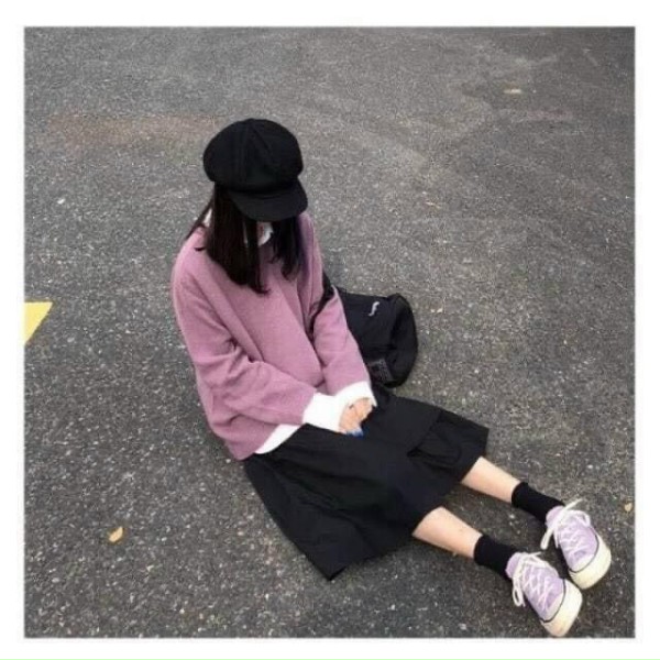 Chân váy Basic vạt lệch cực hot