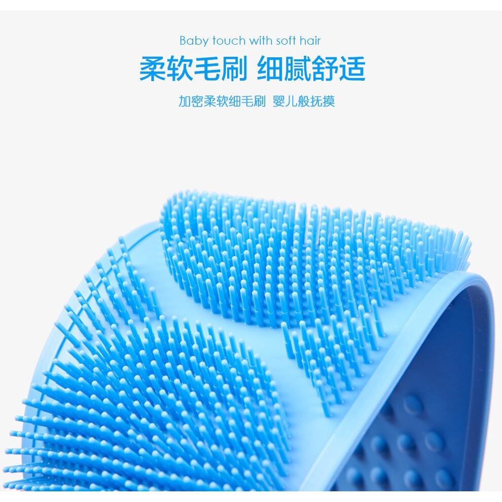 Silicone Back Scrubber Soft Loofah Bath Towel Bath Belt Body Exfoliating Massage For Shower Body Cleaning Bathroom Shower Strap