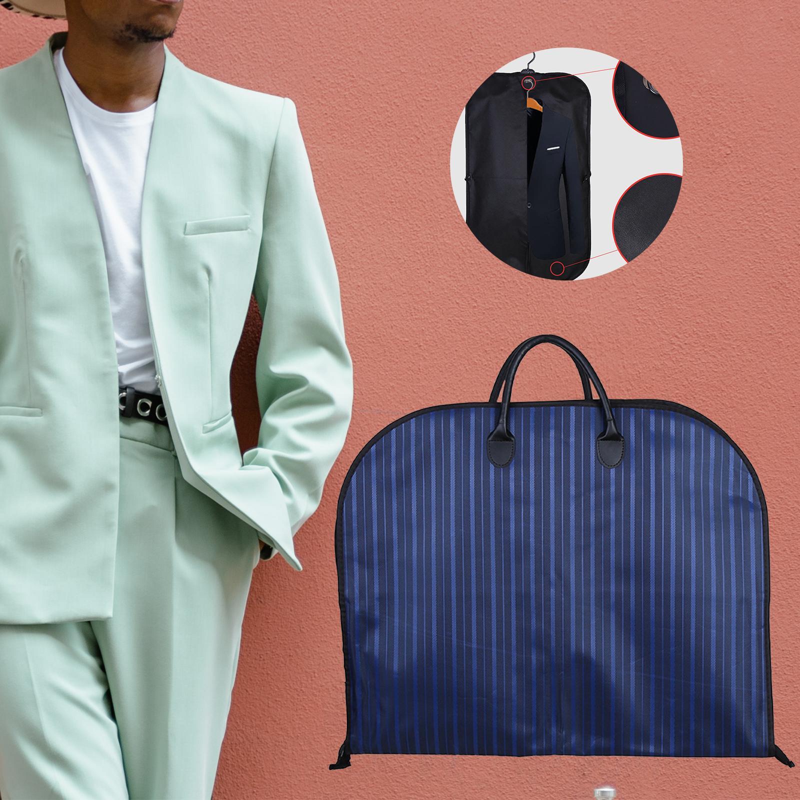 Suit Bag Men Travel Business Dustproof Garment Bag for Jacket Coats Clothing