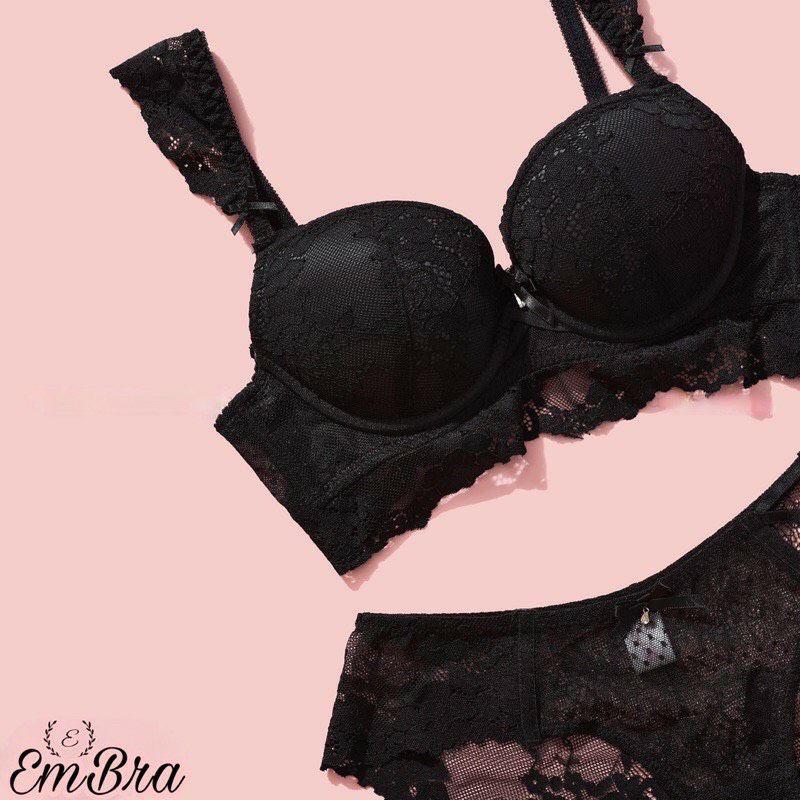 Set bộ áo lót Bra cánh tiên mút xoài siêu nâng đẩy cao cấp