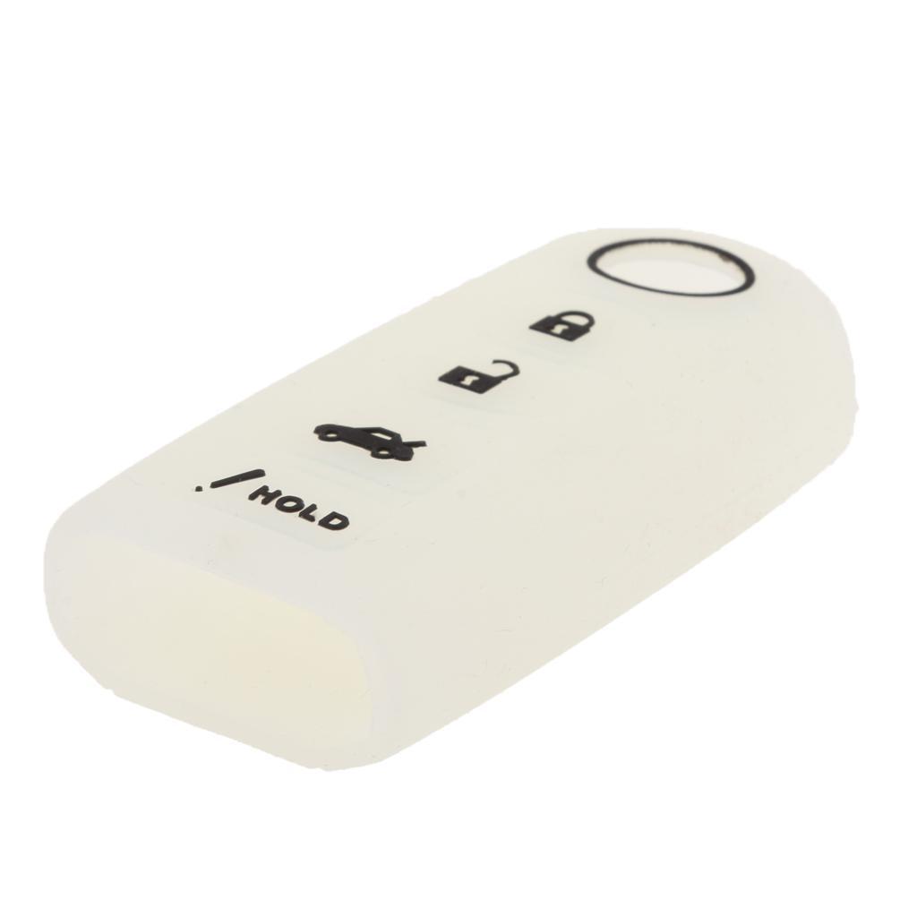 Car Remote Key Fob 4-Button Silicone Case Cover For