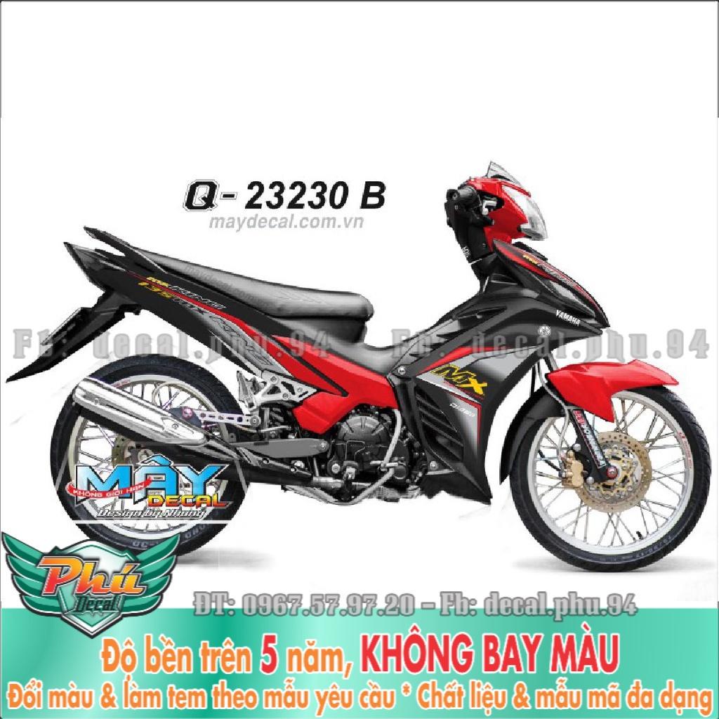 Tem Rời Exciter 135 Mx đỏ đen