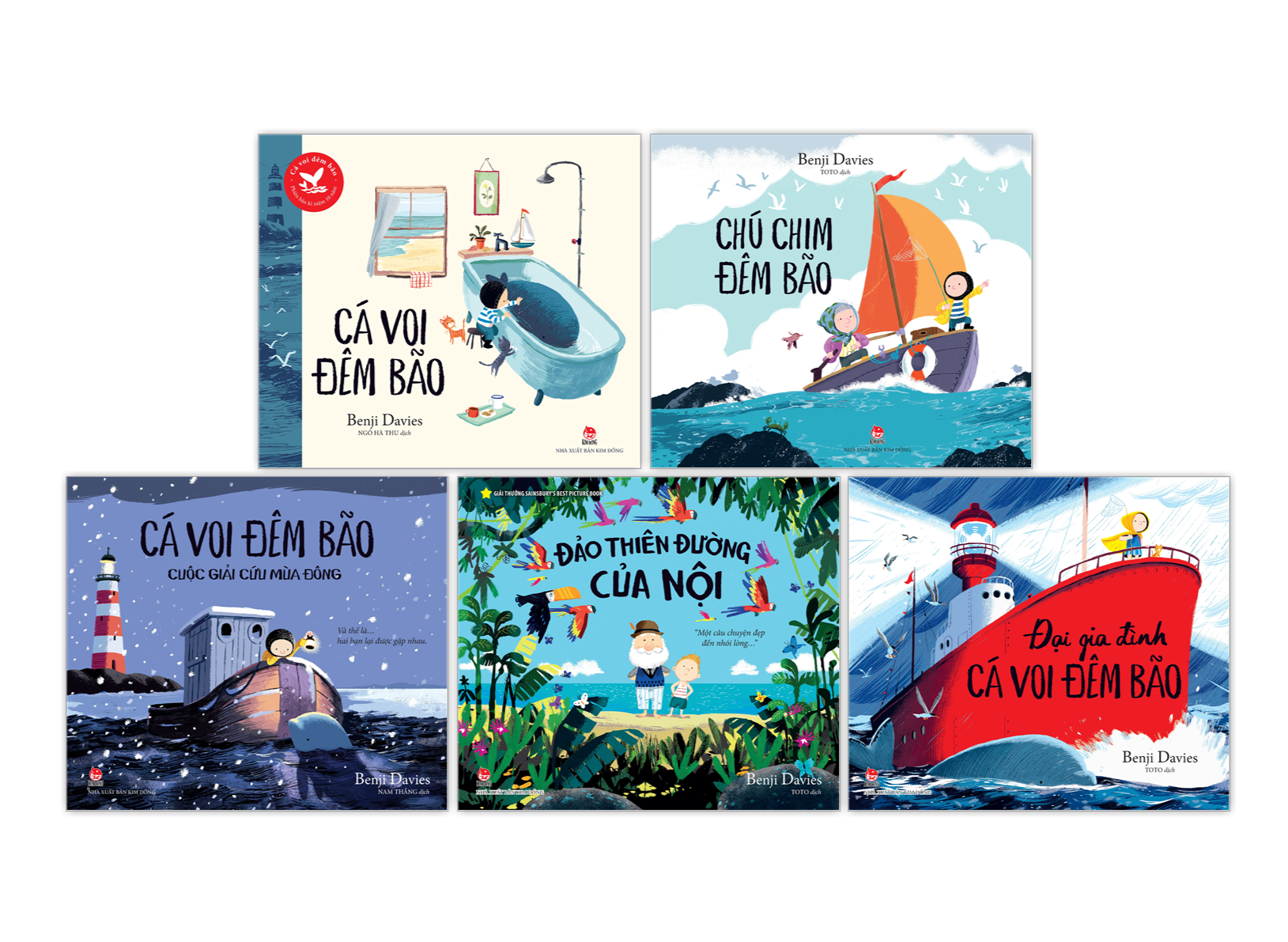 Boxset Cá Voi Đêm Bão Và Những Câu Chuyện Khác (5 Cuốn)