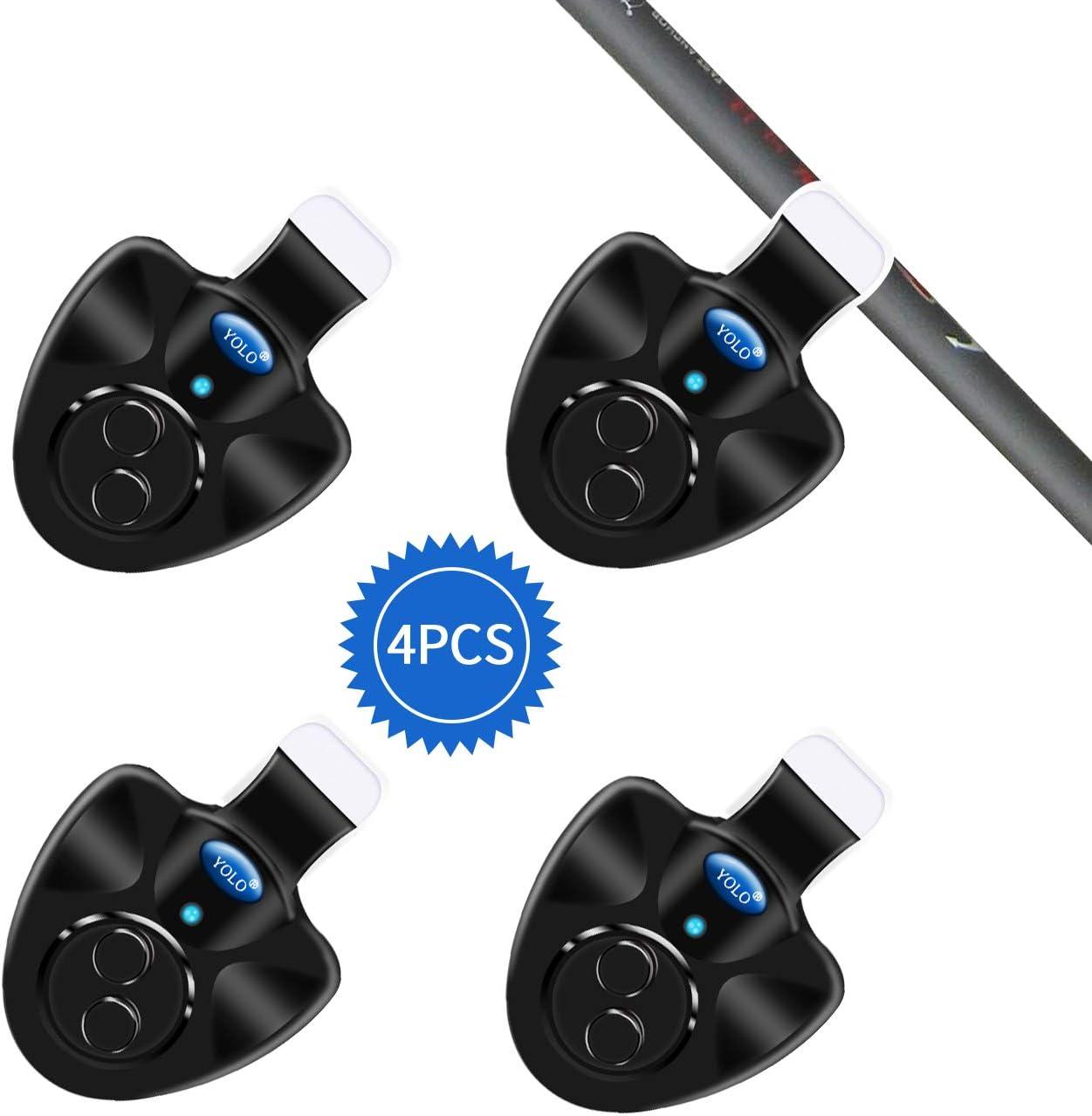 Bộ 4 máy dò khóa điện tử LED màu đen