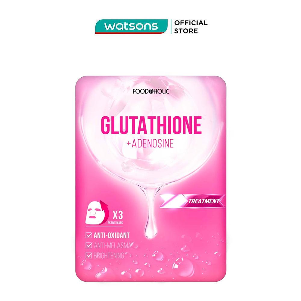 Mặt Nạ Foodaholic Glutathione Dưỡng Trắng, Đều Màu Da Glutathione Ample Mask 23ml