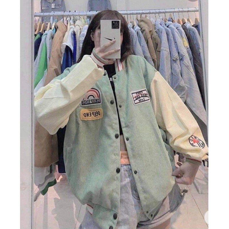 Áo khoác nỉ bomber nam nữ