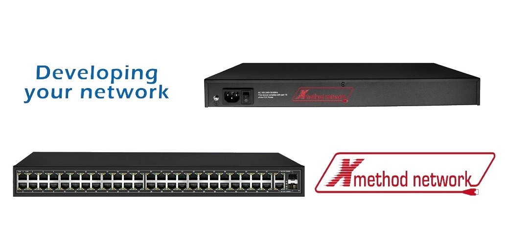 Bộ chuyển mạch 50 port unmanaged Ethernet switch, 48 port Fast Ethernet PoE, 2 Gigabit combo, 700W power supply - Xmethod Network - Hàng chính hãng
