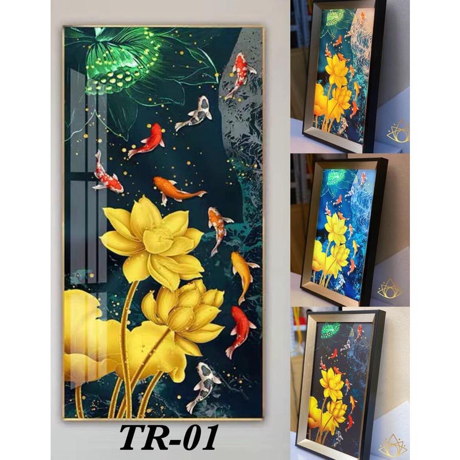 Tranh đèn led 5D treo tường 03 chế độ ánh sáng sử dụng trang trí nội thất