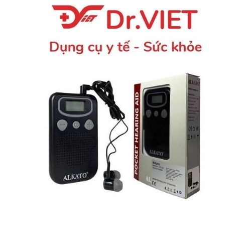 Máy trợ thính Alkato có dây VT-125 phù hợp cho người già, người thính lực kém