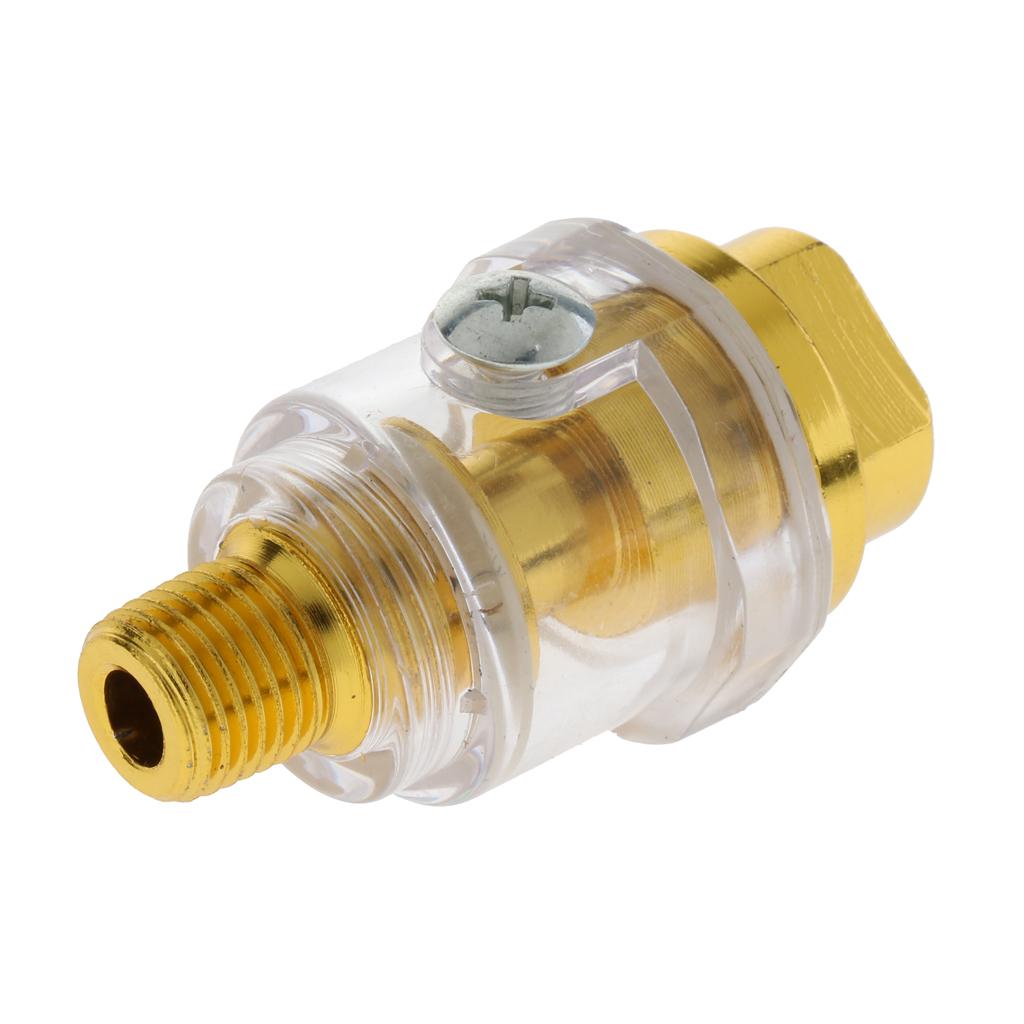 Đồng Mini Phù Oiler Lubricator Cho Khí Nén Công Cụ Không Khí 1/4
