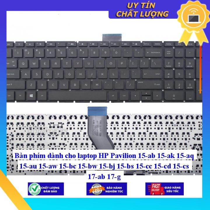 Bàn phím dùng cho laptop HP Pavilion 15-ab 15-ak 15-aq 15-au 15-aw 15-bc 15-bw 15-bj 15-bs 15-cc 15-cd 15-cs 17-ab 17-g - Phím Zin - Hàng chính hãng MIKEY166