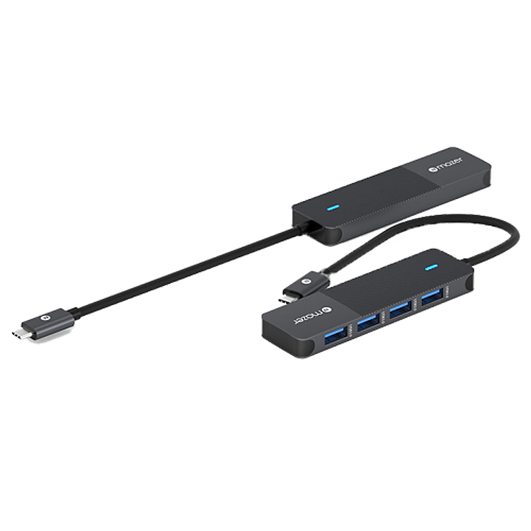 Cổng Chuyển Đổi Mazer USB-C Multimedia Pro Hub 4-in-1 - Hàng Chính Hãng