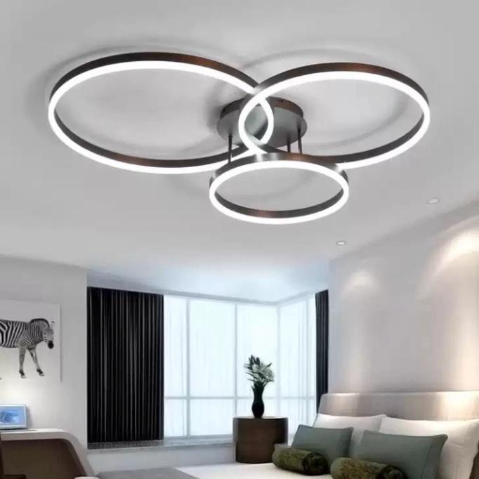 Đèn LED Ốp Trần MN345, LED trang trí Phòng Khách, Đèn ốp trần phòng ngủ - 3 phương thức Sáng DT DDT