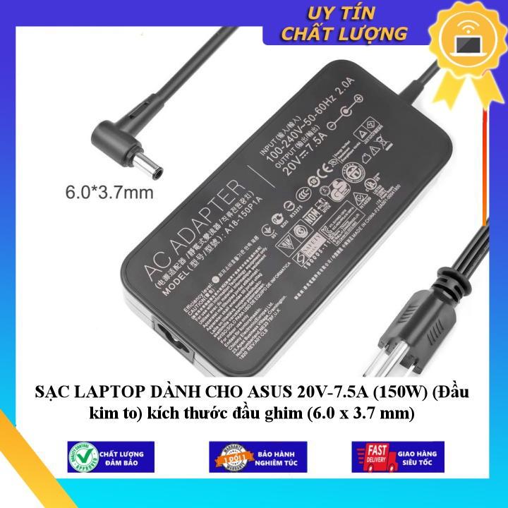 SẠC LAPTOP dùng cho ASUS 20V-7.5A kích thước đầu ghim - Hàng Nhập Khẩu New Seal