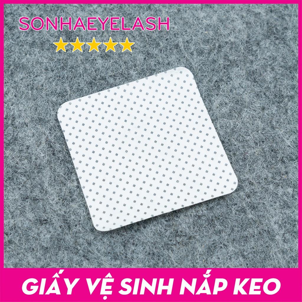 Giấy vệ sinh nắp keo, giấy lau khô đầu keo, 1 hộp 200 miếng