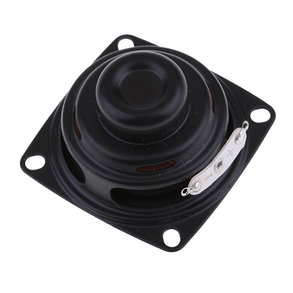 Professional 52mm 4Ohm 5W Full Range Audio Speaker Hi-Fi Stereo Sound Black