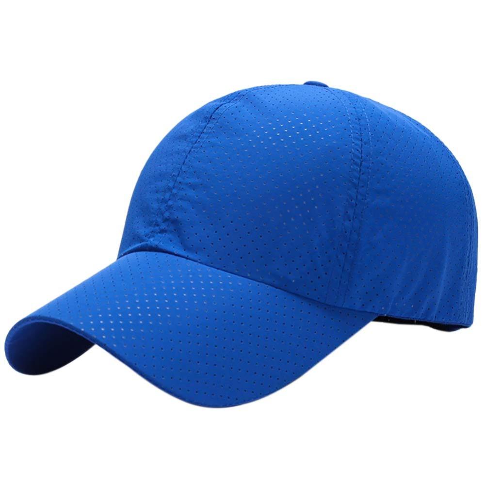 Mũ golf nam nữ mùa hè Thin lưới di động nhanh khô. Color: Blue