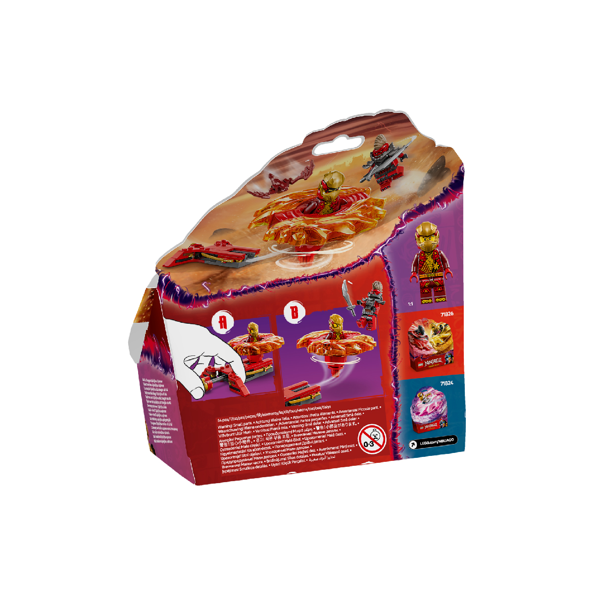 LEGO NINJAGO 71823 Đồ Chơi Con Quay (54 chi tiết)