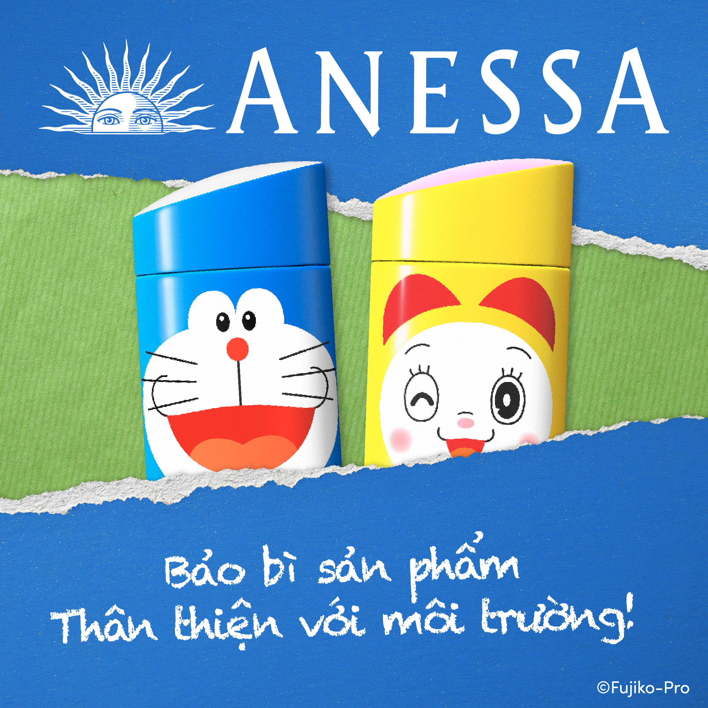 Sữa chống nắng dưỡng da kiềm dầu bảo vệ hoàn hảo SPF50+ PA++++ 60ml _ Doraemon