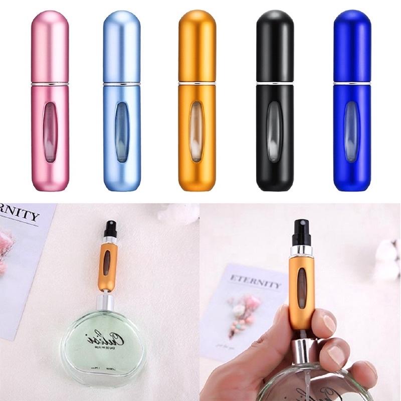 Chai chiết nước hoa tự bơm dạng xịt 5ml - Giao ngẫu nhiên màu