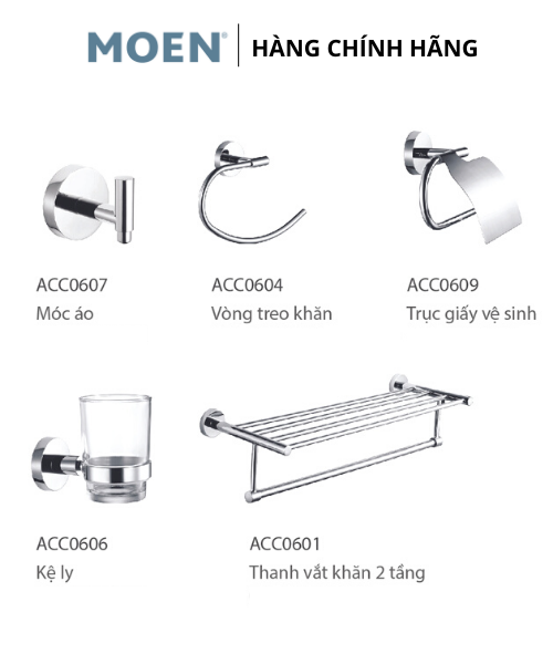 Bộ phụ kiện nhà tắm MOEN KARON