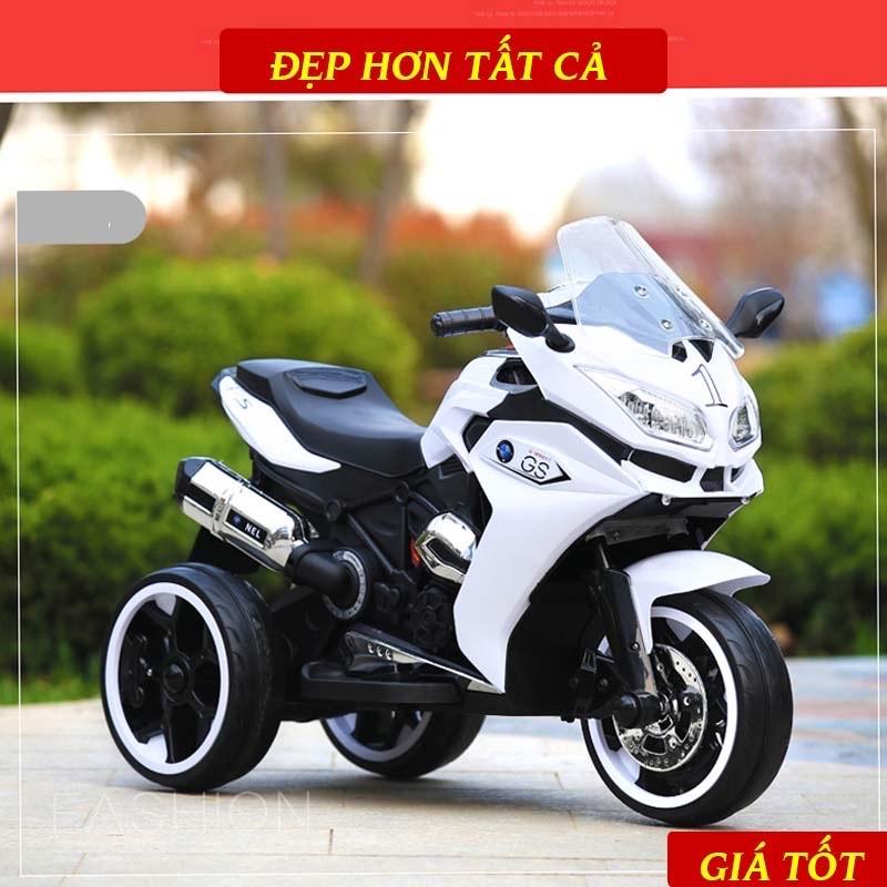 Xe Máy Điện Trẻ Em NEL-R1200GS Kiểu Dáng Thể Thao, Cực Bền, Nhựa Cao Cấp Cho Bé Từ 2 Tuổi Trở Lên