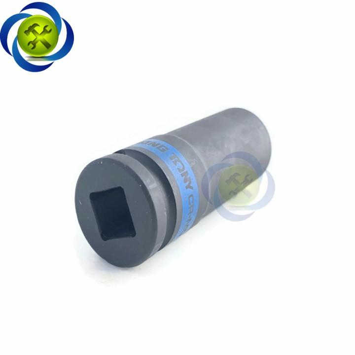 Tuýp 21mm 1/2 kingtony 493521M loại dài 6 cạnh màu đen