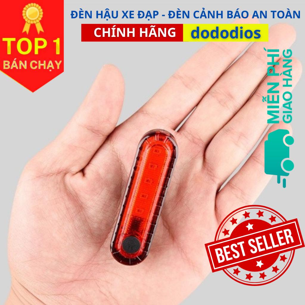 Đèn hậu xe đạp 7 chế độ sáng Sạc cổng USB - Chính hãng dododios