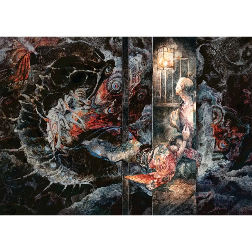 Set 3 Postcard Địa Ngục Gương - Edogawa Ranpo - San Hô Books (Quà tặng khi mua sách)