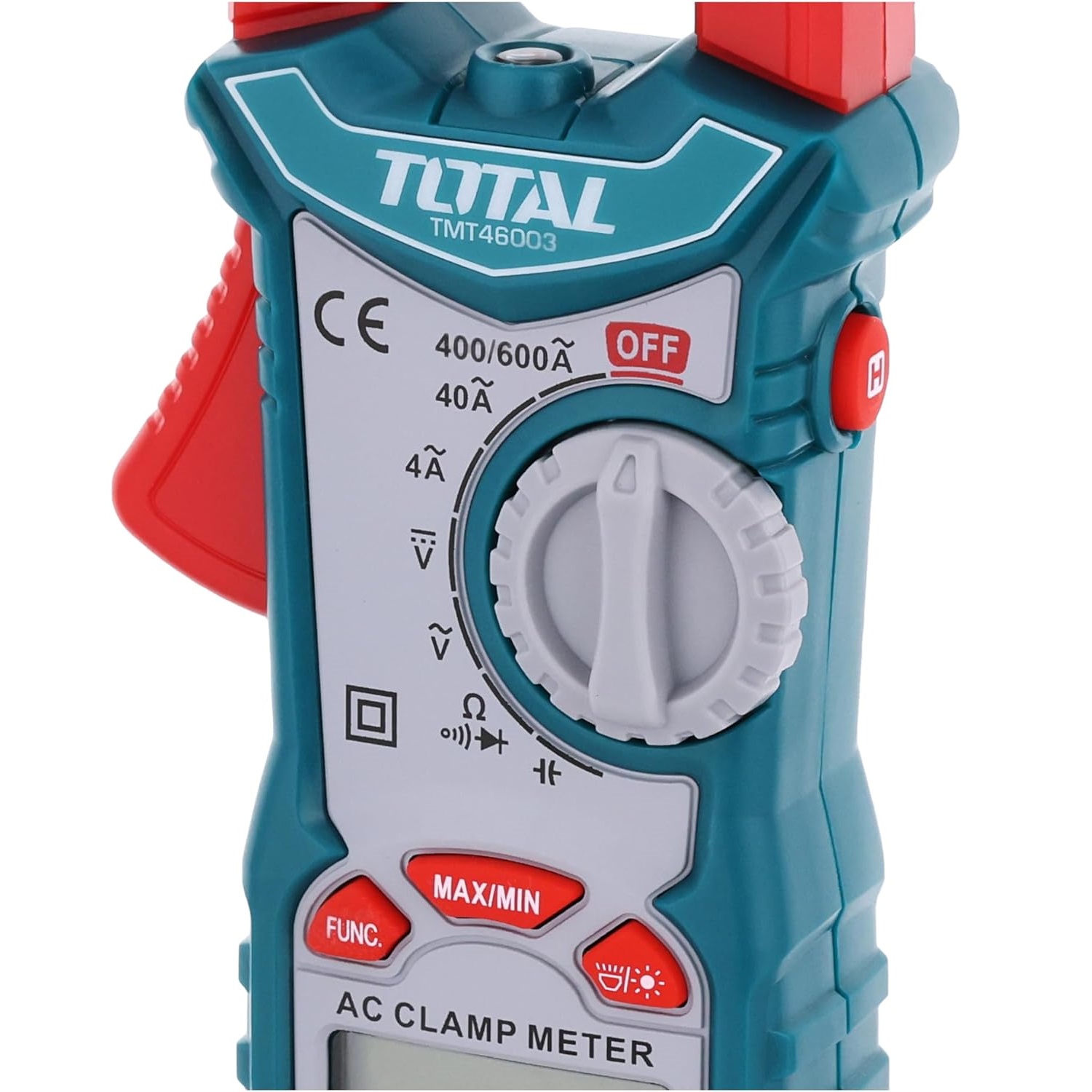 Ampe kềm đo điện AC kỹ thuật số TOTAL TMT46003 - Kèm túi dựng, Ampe kìm, độ chính xác cao, màn hình LCD 6000 số đếm, có đèn nền ban đêm, có kèm pin