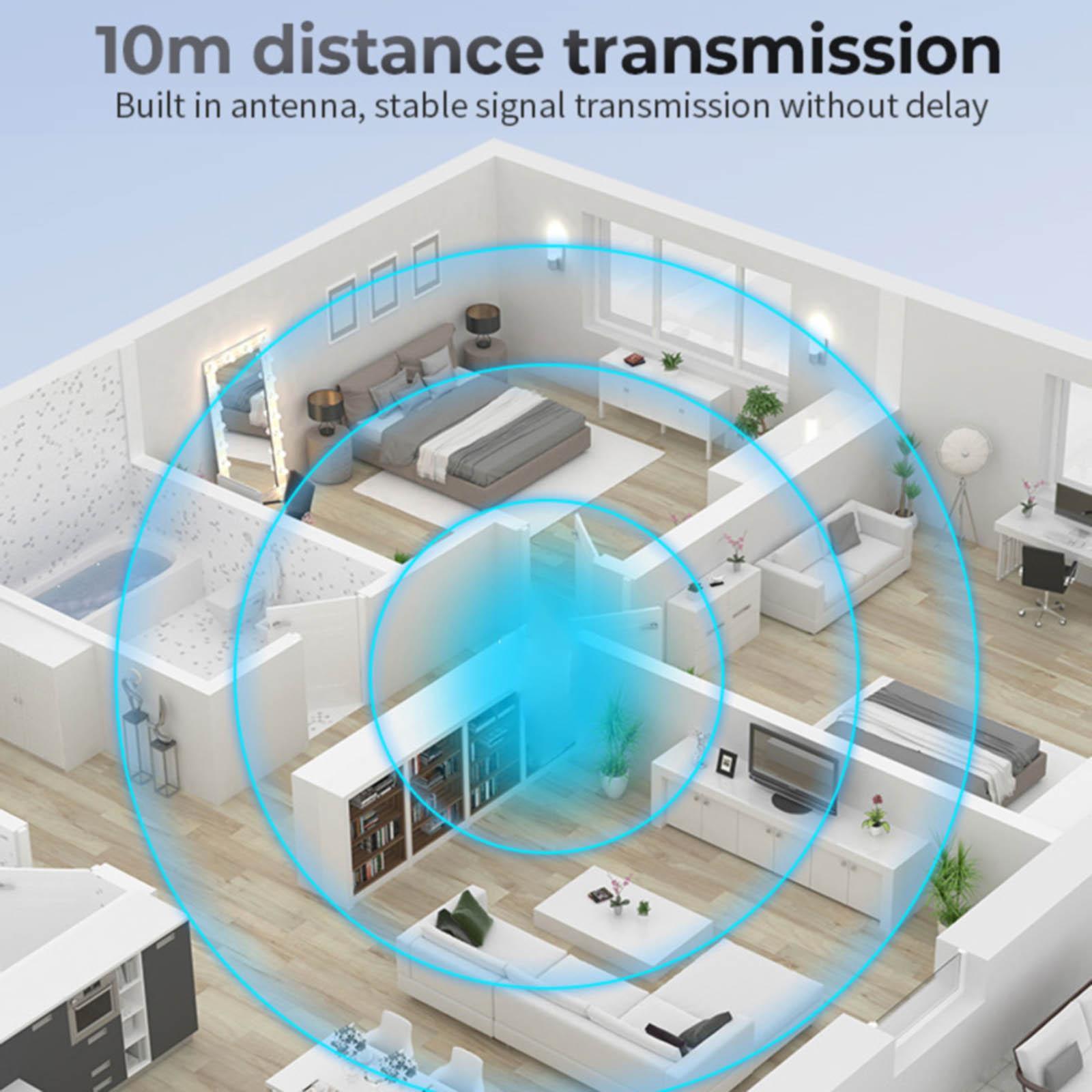 2 in 1 Bluetooth 5.1 Receiver Digital to Analog Audio Adapter Easy to Install High Performance