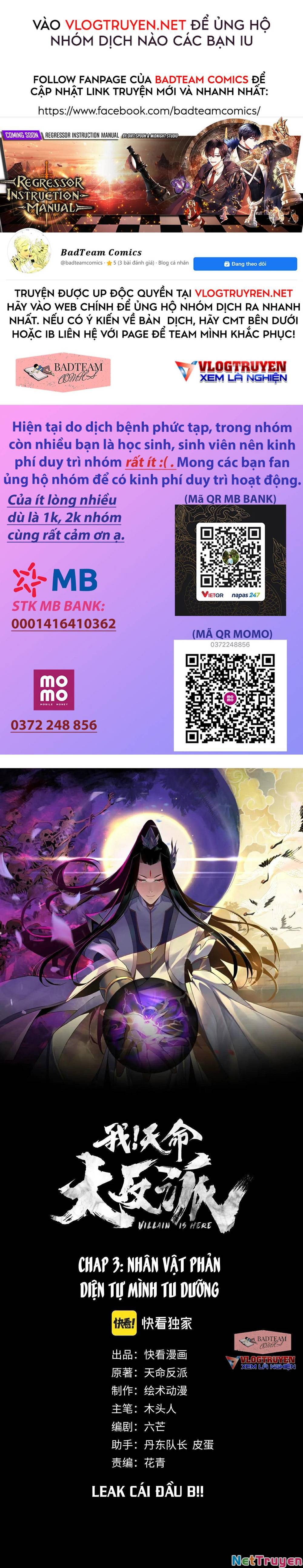 ta thiên mệnh đại phản phái [truyện chữ] chapter 3 1