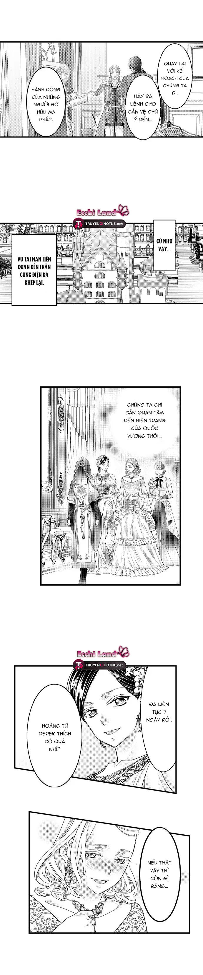 chuyển sinh vào thế giới khác ~ nếu muốn trở thành nữ hoàng hãy tìm cách để được hoàng đế sủng ái vào ban đêm chapter 63.1 7