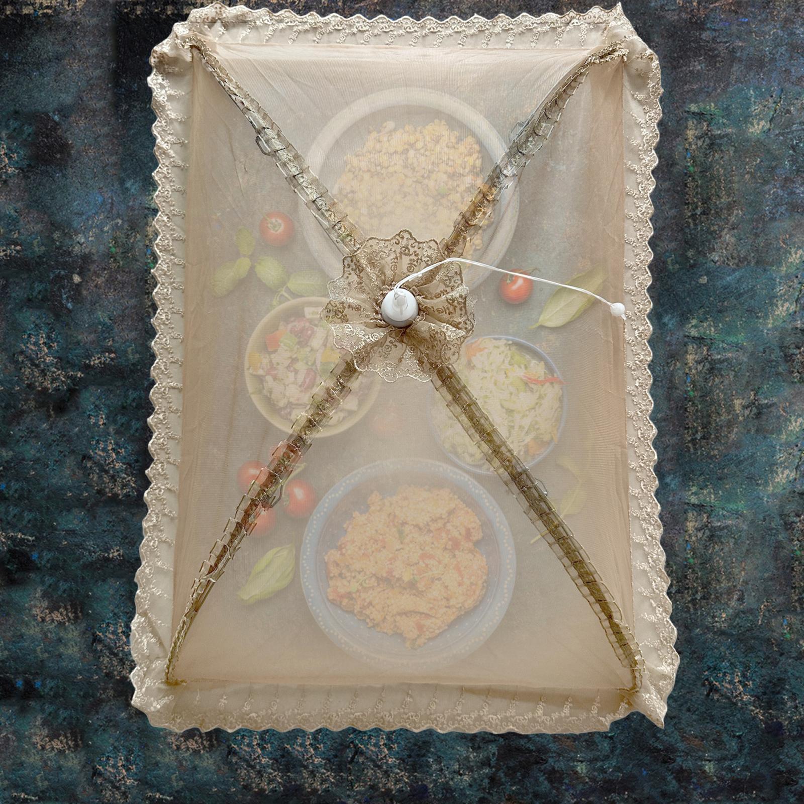 Reusable Food Tents Durable Mesh Food Covers for Grill Parties Outdoor Indoor