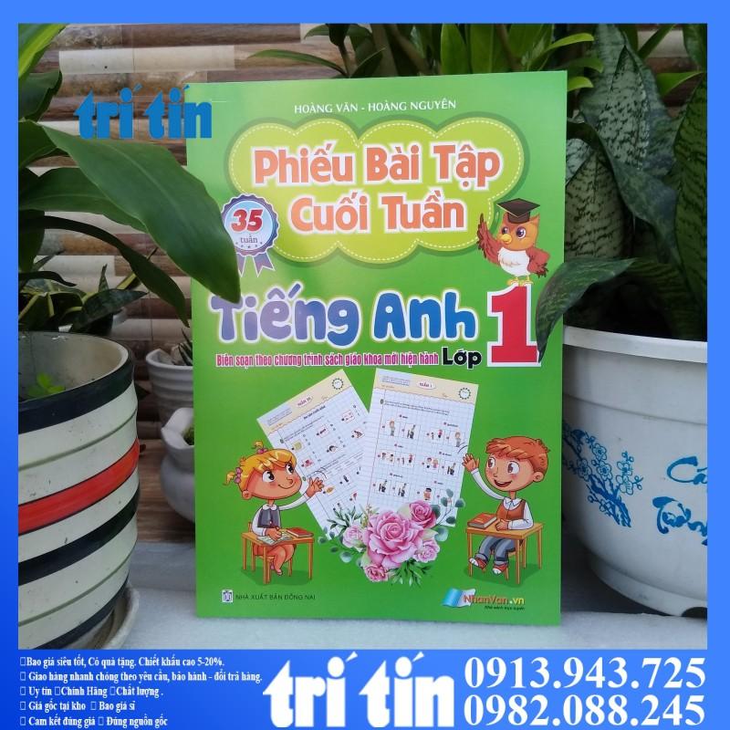PHIẾU BÀI TẬP CUỐI TUẦN MÔN TIẾNG ANH LỚP 1THEO CHƯƠNG TRÌNH MỚI