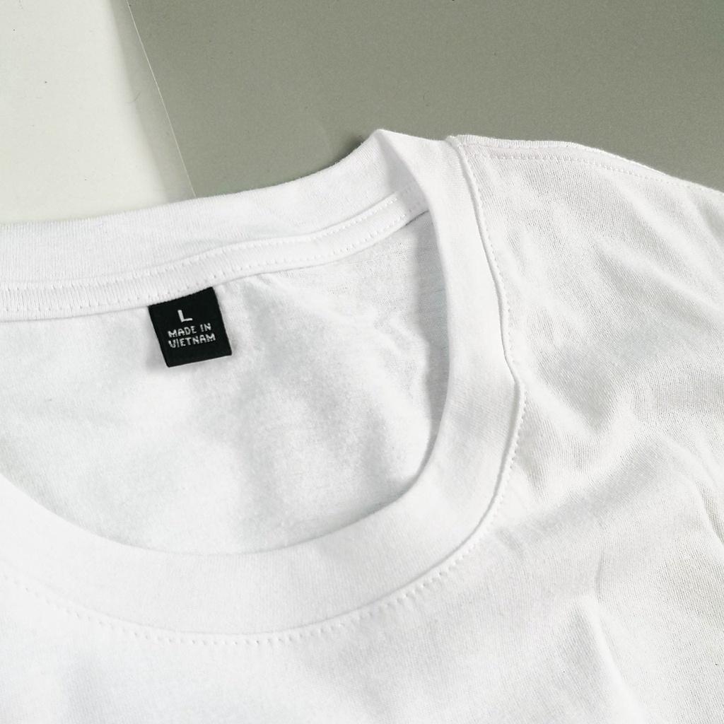 Áo Phông Trơn Chất Cotton 100% Đường May Móc Xích Tinh Tế