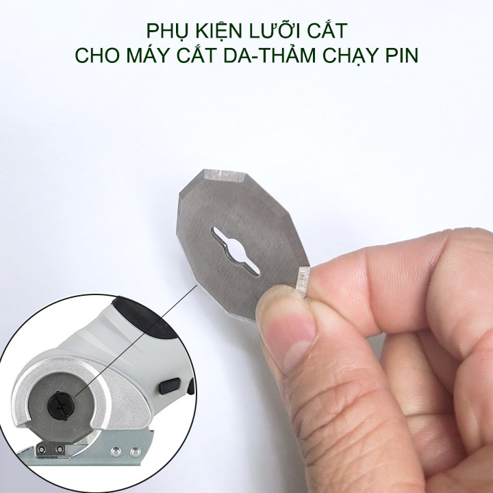 01 Lưỡi cắt thảm, da dùng thay thế cho máy cắt chạy pin