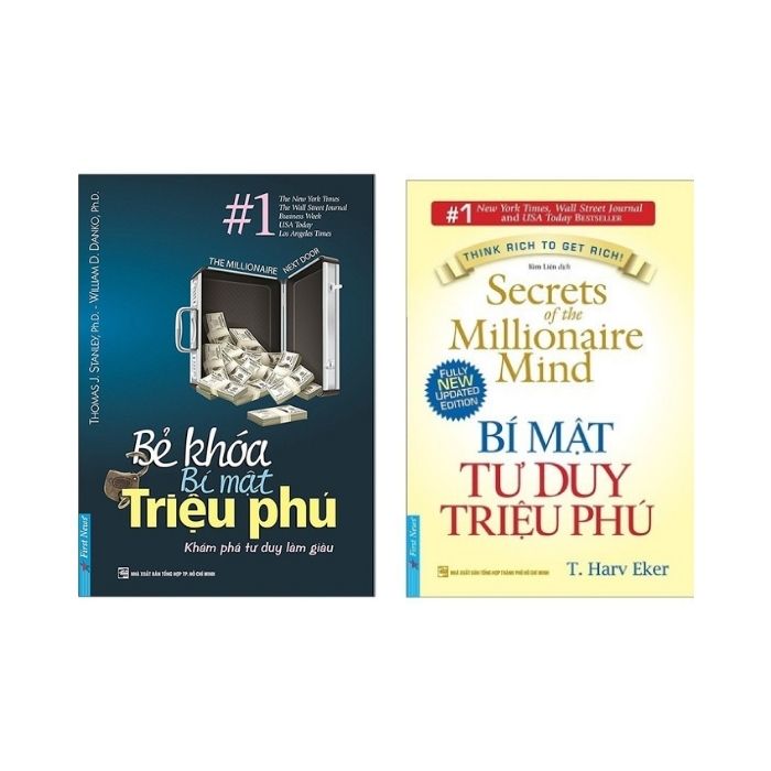Sách - Combo 2 cuốn:  Bẻ Khóa Bí Mật Triệu Phú  + Bí Mật Tư Duy Triệu Phú