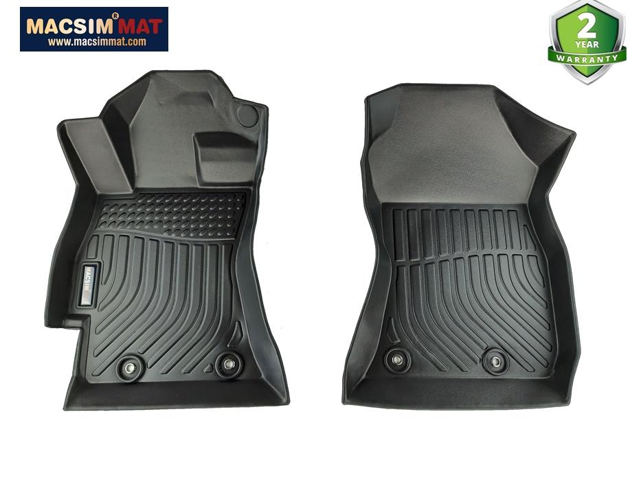 Thảm lót sàn xe Subaru outback 2015-2019 Nhãn hiệu Macsim chất liệu nhựa TPV cao cấp màu đen
