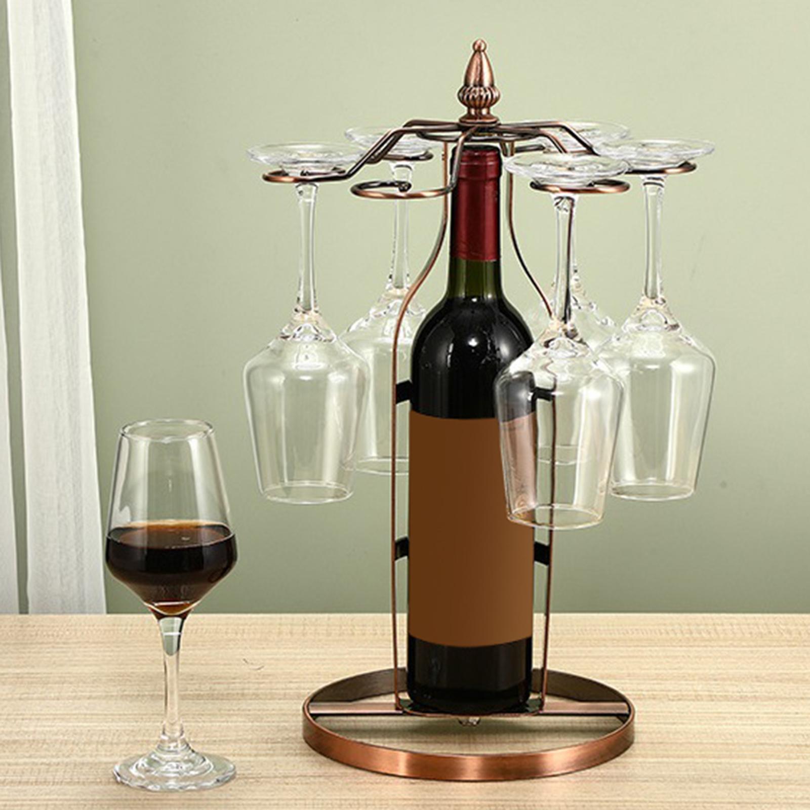 2 in 1 Rack Iron Freestanding Bottle Stand Wedding Banquet