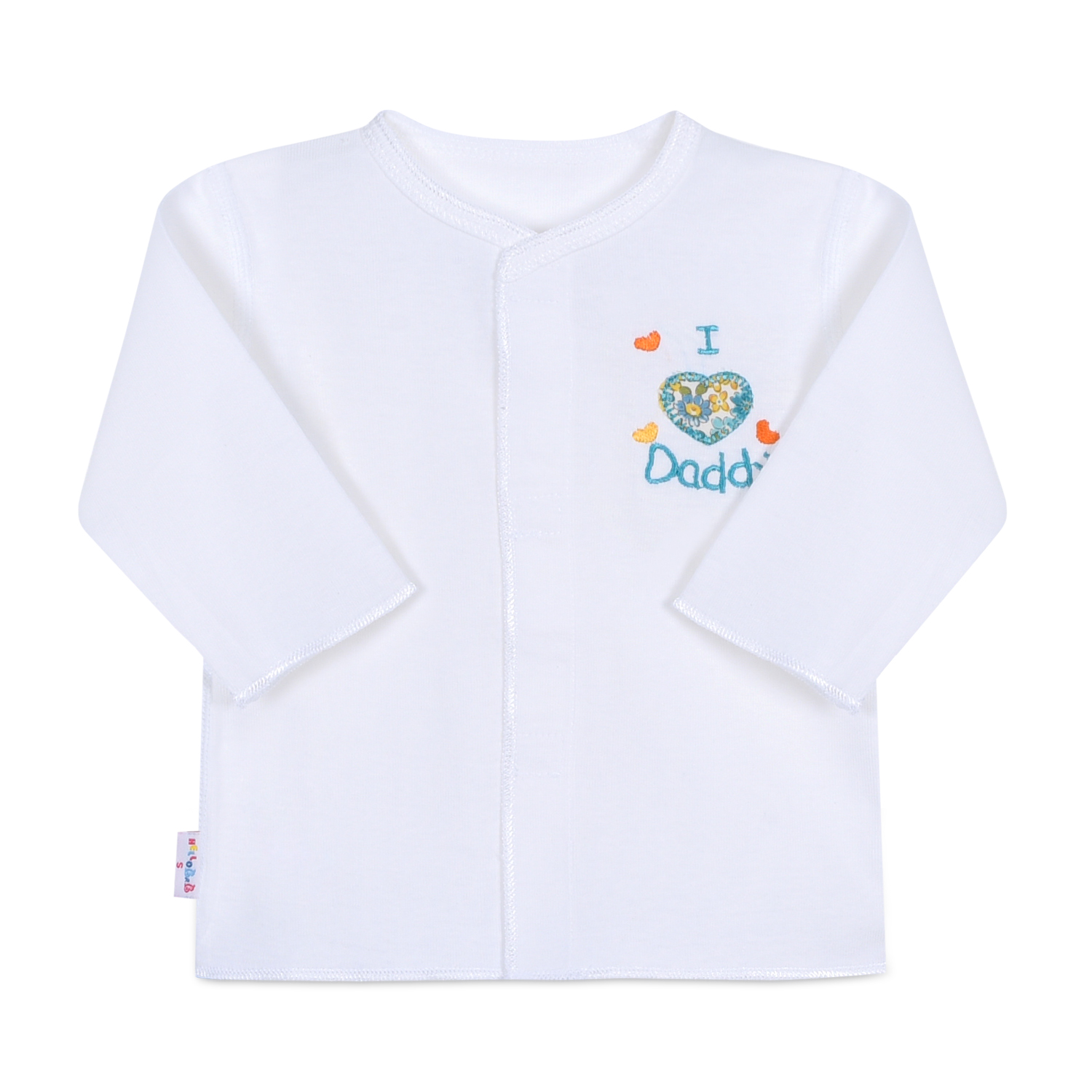 ÁO SƠ SINH CỔ TIM TAY DÀI 0159