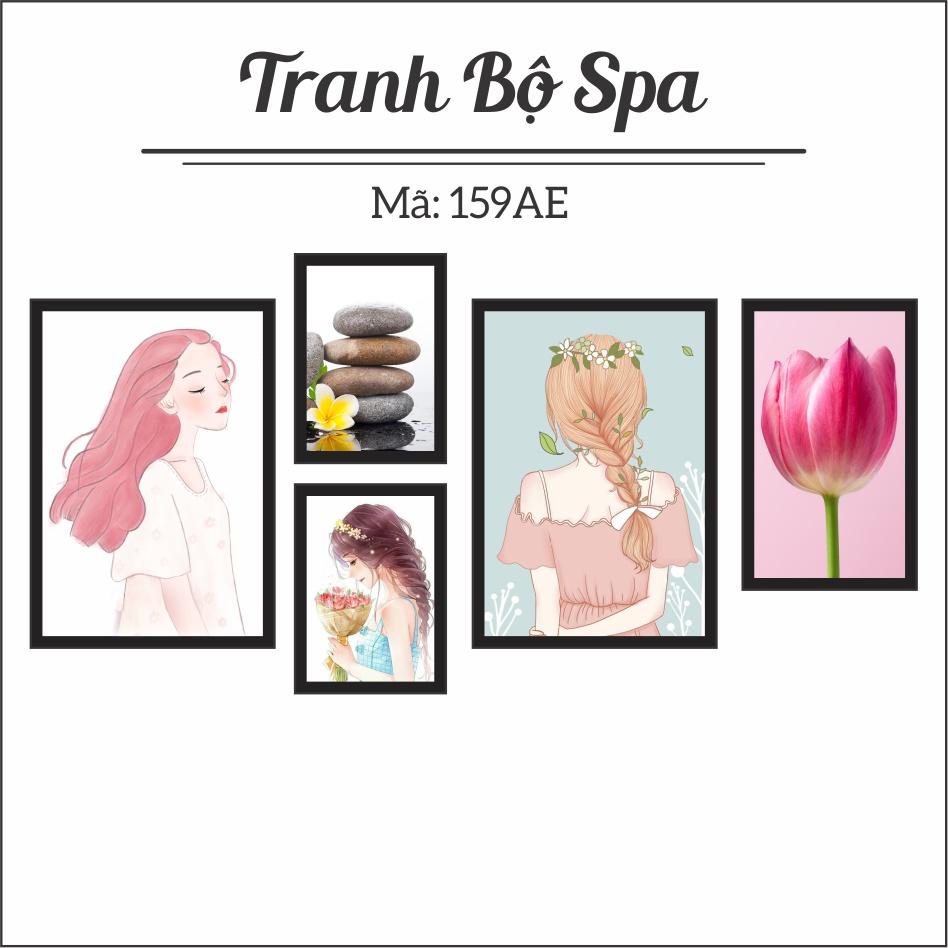 BỘ TRANH SPA NHIỀU MẪU SIÊU ĐẸP_ DECAL VIP DECOR TRANG TRÍ TIỆM SPA, TIỆM TÓC