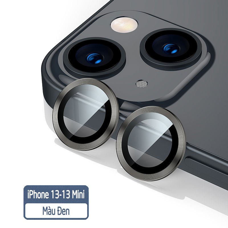 Tặng hộp đựng lens cao cấp - Vòng kim loại titan bảo vệ lens camera cho các dòng iphone 13 / 13mini / 13pro / 13promax - nhiều màu