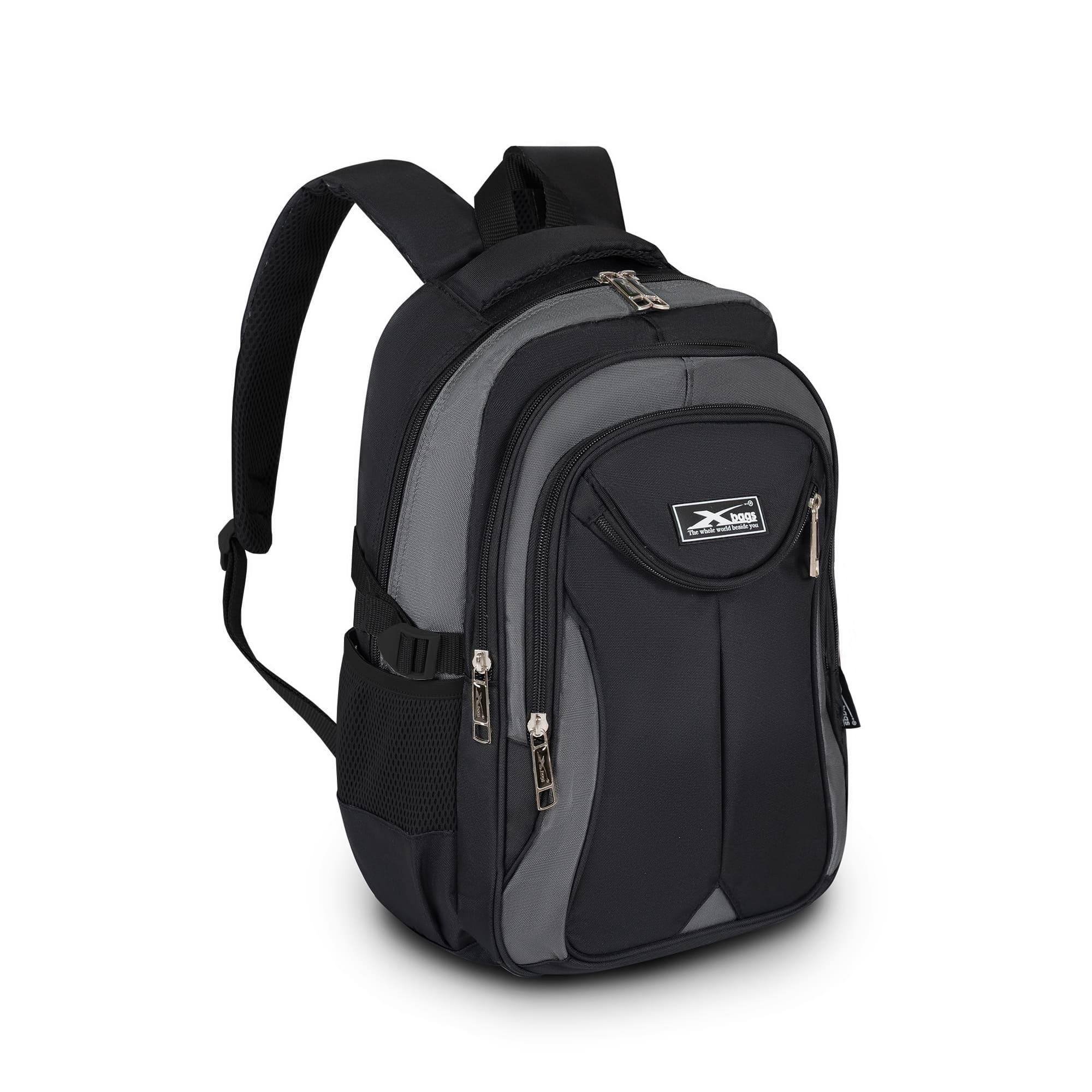Balo laptop 15.6 inch chống nước Xbags Naituo đen – Balo nam đi học đi làm cao cấp tiện lợi bền đẹp XB2002