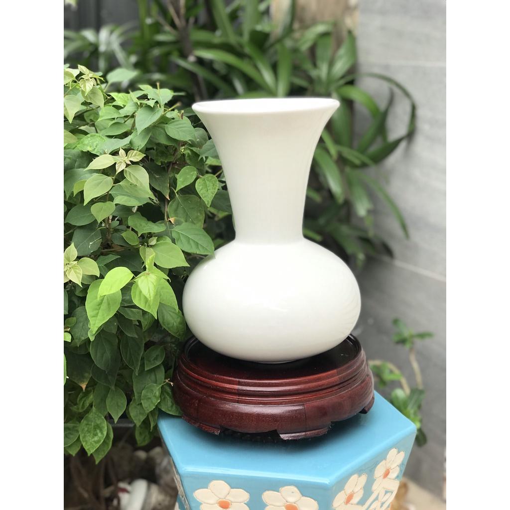 BÌNH HOA GỐM SỨ XUẤT KHẨU TRANG TRÍ DECOR BÌNH CẤM HOA XK09
